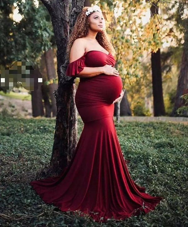 Maternity Photoshoot Gowns  Baby Shower Dresses – Lavish Glow