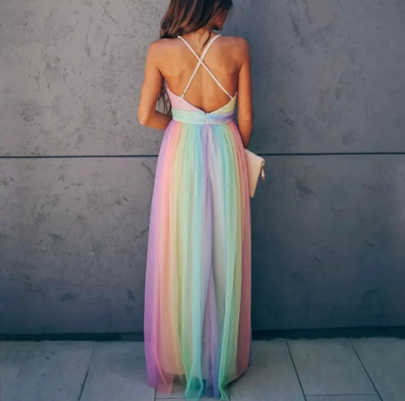 Multicolour Striped Dress