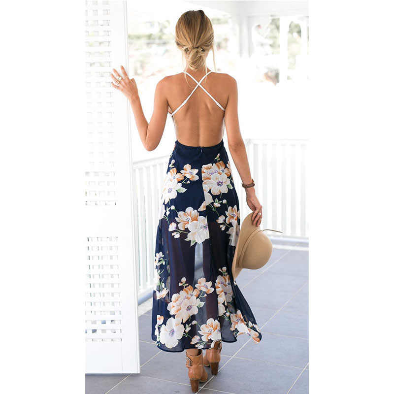 Stylish Chiffon Floral Maternity Dress