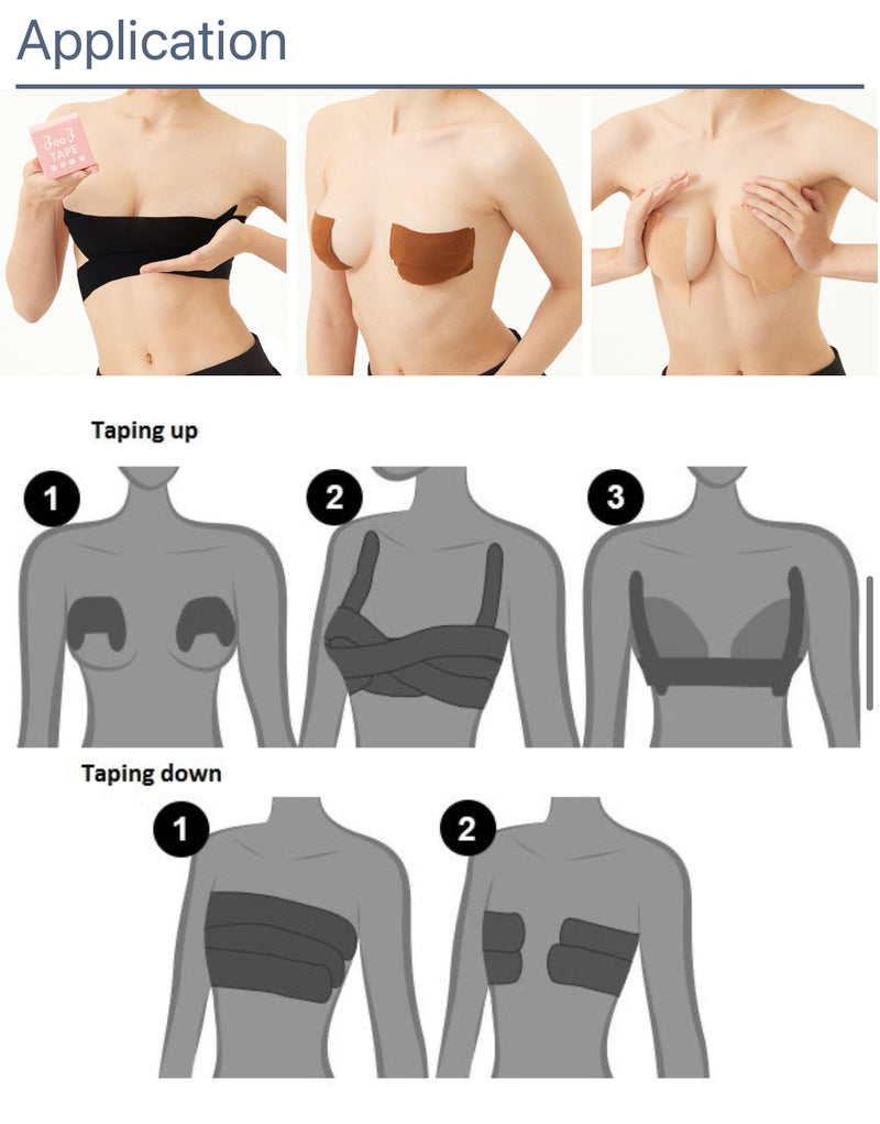 Waterproof Bra Breast Tape For Backless Tops - Inspire Uplift