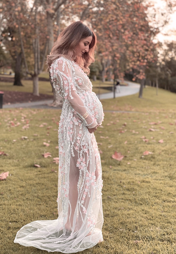 Maternity Photoshoot Gowns  Baby Shower Dresses – Lavish Glow Maternity
