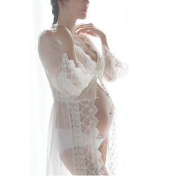 Lace Maternity Kimono